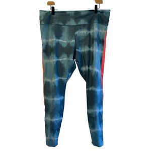 Nike Women's Dri-Fit One Luxe Mid Rise Printed Training Tights DM7619-058 XXL